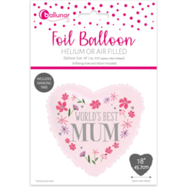 Mothers Day Heart Foil Balloon (33586-MBC)