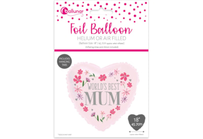 Mothers Day Heart Foil Balloon (33586-MBC)