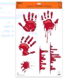 Halloween Blood Clear Window Stickers 60cm Halloween Blood Clear Window Stickers 60cm