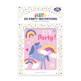 20 Unicorn Party Invites (33886-UPC)