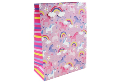 Unicorns & Rainbow Gift Bag Xlarge (33916-1WC)