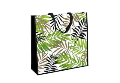 Tropical Palm Square Woven Bag Jumbo (33928-23C)