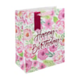 Jb Birthday Floral Gift Bag Large (33970-2C)