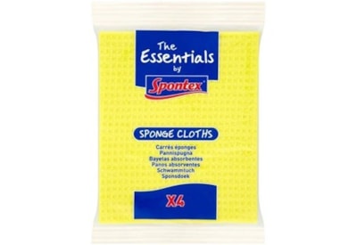 Spontex Essentials Sponge Cloth 4s (34000076)