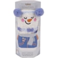 Totes Isotoner Novelty Supersoft Slipper Sox Snowman (3403GSNO)