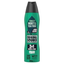 Original Source Foam - Mint & Tea Tree 200Ml Original Source Foam - Mint & Tea Tree 200Ml