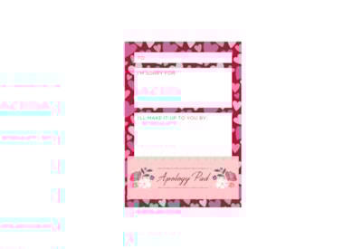 Apology Notepad Apology Notepad