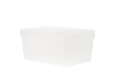 Wham Studio 3 Deep A4 Basket With Lid Clear 2.01 Wham Studio 3 Deep A4 Basket With Lid Clear 2.01