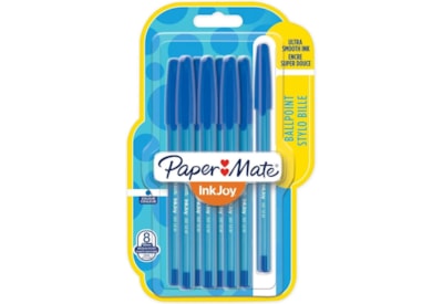 Paper Mate Ink Joy 100 Blue Ballpen 8s (1956742)