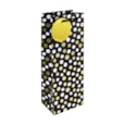 Mono Dots Black Gift Bag Bottle Mono Dots Black Gift Bag Bottle