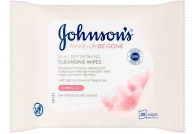 Johnson's Make Up Be Gone Wipes Refreshing 25s Johnson's Make Up Be Gone Wipes Refreshing 25s