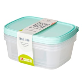 Wham Everyday Food Boxes Set Of 3 2ltr (35825)