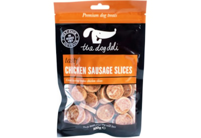 The Dog Deli Dog Deli Chicken Sausage Slices 100g (36042)