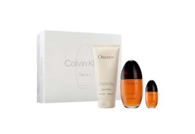 Ck Obsession Edp-S 100Ml + Body Lotion 200Ml + Edp-S 15Ml