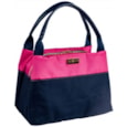 B&e Colour Block Handbag Pnk/nvy (36371)
