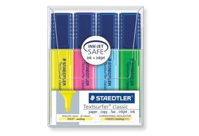 Staedtler Highlighter Wallet Ass . 4's Staedtler Highlighter Wallet Ass . 4's