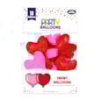 10Pk Red & Pink Heart Balloons 10Pk Red & Pink Heart Balloons