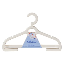 Set Of 4 Betterware Coat Hangers Junior Cream Set Of 4 Betterware Coat Hangers Junior Cream