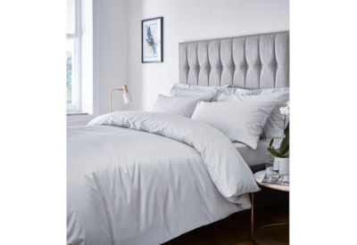 Satin Stripe Oxford Pillowcase Grey 2s (BD/36570/W/OPC2/GY)
