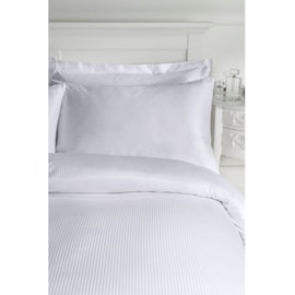 Satin Stripe Housewife Pillowcase Grey 2s (BD/36570/W/HPC2/GY)