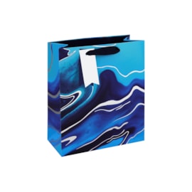 Blue Marble Gift Bag Medium