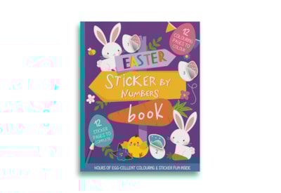 Easter Sticker By Number Book Easter Sticker By Number Book
