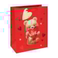 Valentine Cute Bear Gift Bag Large