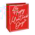 Valentines Text Gift Bag Large Valentines Text Gift Bag Large