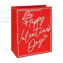Valentines Text Gift Bag Large