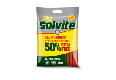 Solvite All Purp Wallpaper Adhesive 5 Rolls + 50% Solvite All Purp Wallpaper Adhesive 5 Rolls + 50%