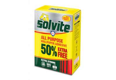 Solvite All Purp Wallpaper Adhesive 20 Rolls + 50% Solvite All Purp Wallpaper Adhesive 20 Rolls + 50%