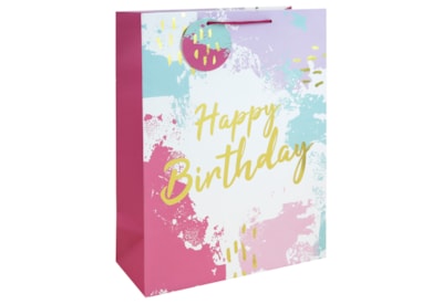 Pink Happy Birthday Gift Bag Xlarge Pink Happy Birthday Gift Bag Xlarge