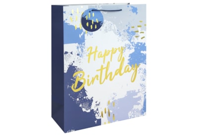 Blue Happy Birthday Gift Bag Xlarge Blue Happy Birthday Gift Bag Xlarge