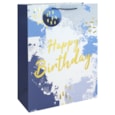 Blue Happy Birthday Gift Bag Xlarge