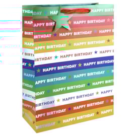 Holo Birthday Gift Bag Xlarge