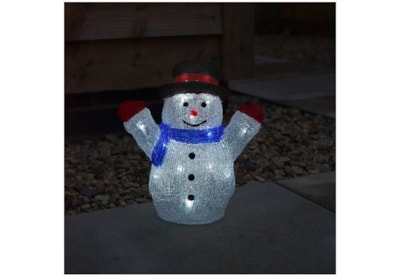 Three Kings Inlit Ice Frosty 27cm Three Kings Inlit Ice Frosty 27cm