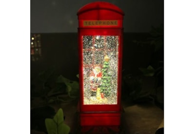 Three Kings Snow Swirl Santa Speaking 26cm Three Kings Snow Swirl Santa Speaking 26cm