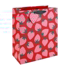 Neon Strawberry Gift Bag Large Neon Strawberry Gift Bag Large