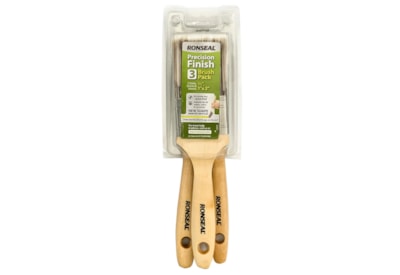 Ronseal Precision Finish Brush 3 Pack