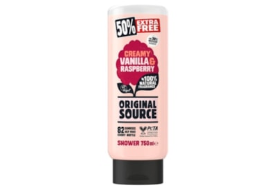 Original Source Bodywash Extra Free Vanilla & Raspberry 750Ml Original Source Bodywash Extra Free Vanilla & Raspberry 750Ml