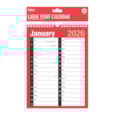 Tallon Red And Black Large Print Calendar Tallon Red And Black Large Print Calendar
