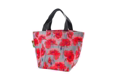 Eco Chic Grey Poppies Lunch Bag Eco Chic Grey Poppies Lunch Bag