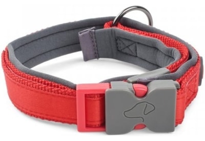 Zoon Padded Dog Collar-red M (8001165)
