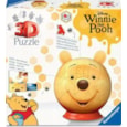 Ravensburger Winnie The Pooh With Ears 3D Puzzle Ball 72Pc 3D Puzzle