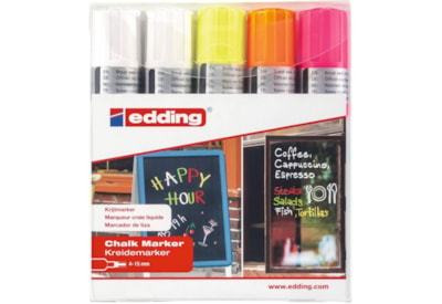 Edding 4090 Neon Chalk Board Markers 5pk (4-4090-5999)