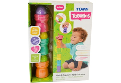 Toomies Hide & Squeak Egg Stackers Toomies Hide & Squeak Egg Stackers