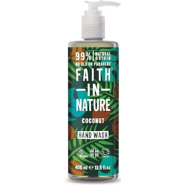 Faith In Nature Hand Wash Coconut 400ml (00011210701)