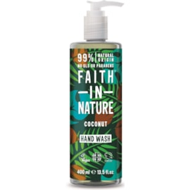 Faith In Nature Hand Wash Coconut 400ml Faith In Nature Hand Wash Coconut 400ml