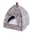 Petface Leopard Print Igloo Cat Bed Petface Leopard Print Igloo Cat Bed