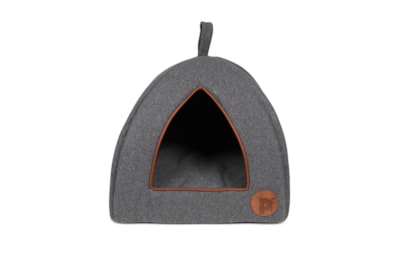 Petface Grey Felt Igloo Cat Bed Petface Grey Felt Igloo Cat Bed